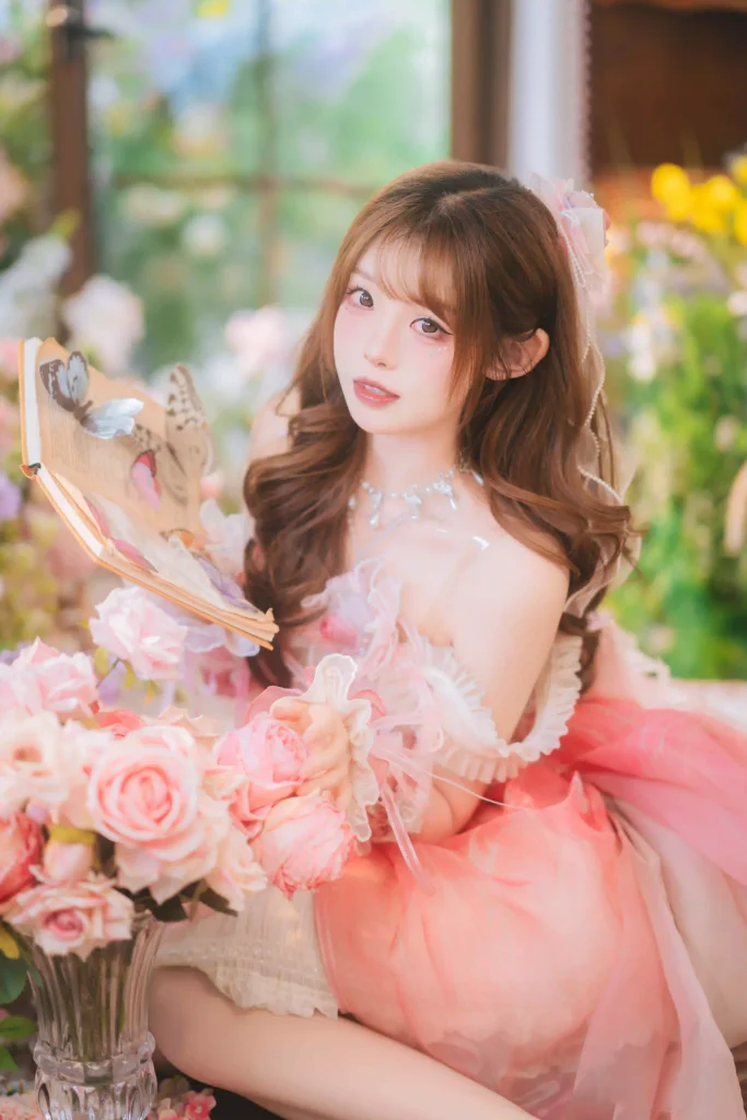 图片[4] - 花房绮梦-粉裙少女的下午茶时光 - 二次元星球