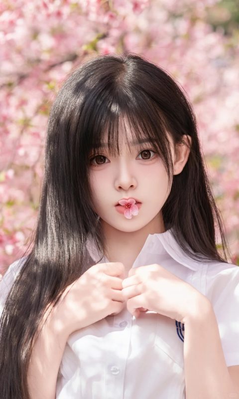 摄影图册｜风一吹，樱花和我都心动了 - 二次元星球