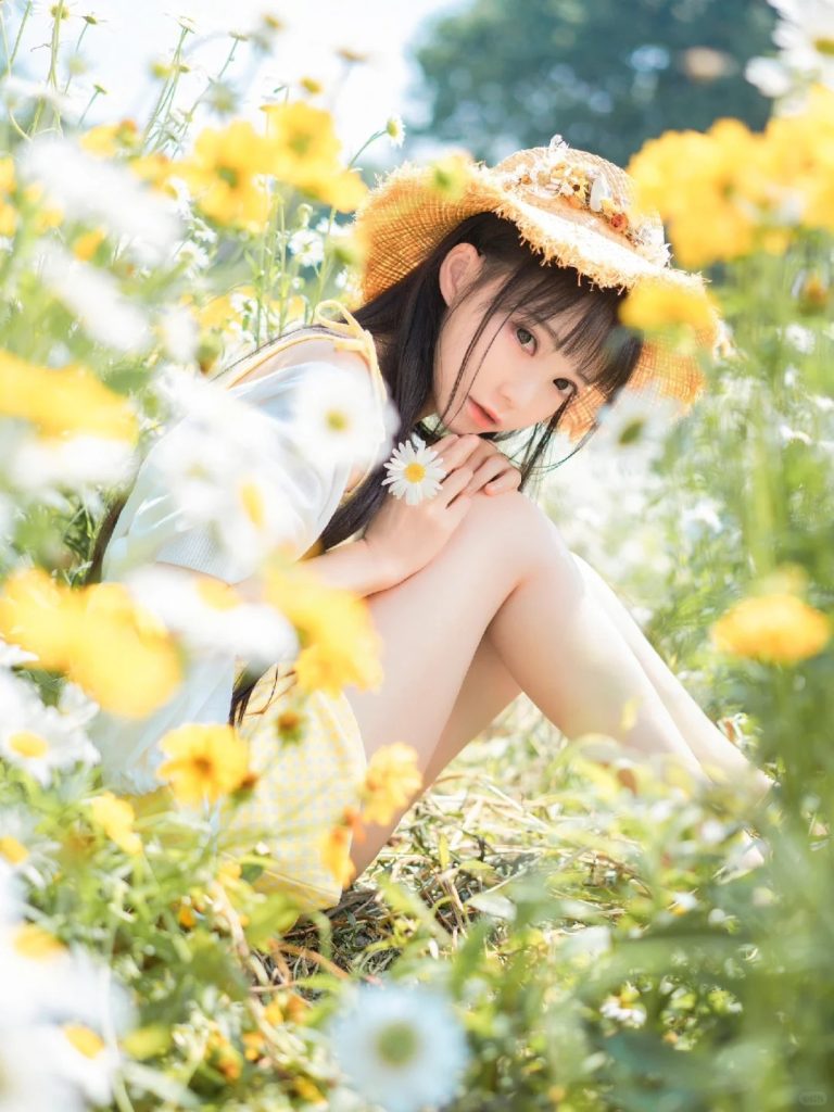图片[6] - 摄影图册｜初夏小雏菊花海🌼治愈系氛围写真 - 二次元星球