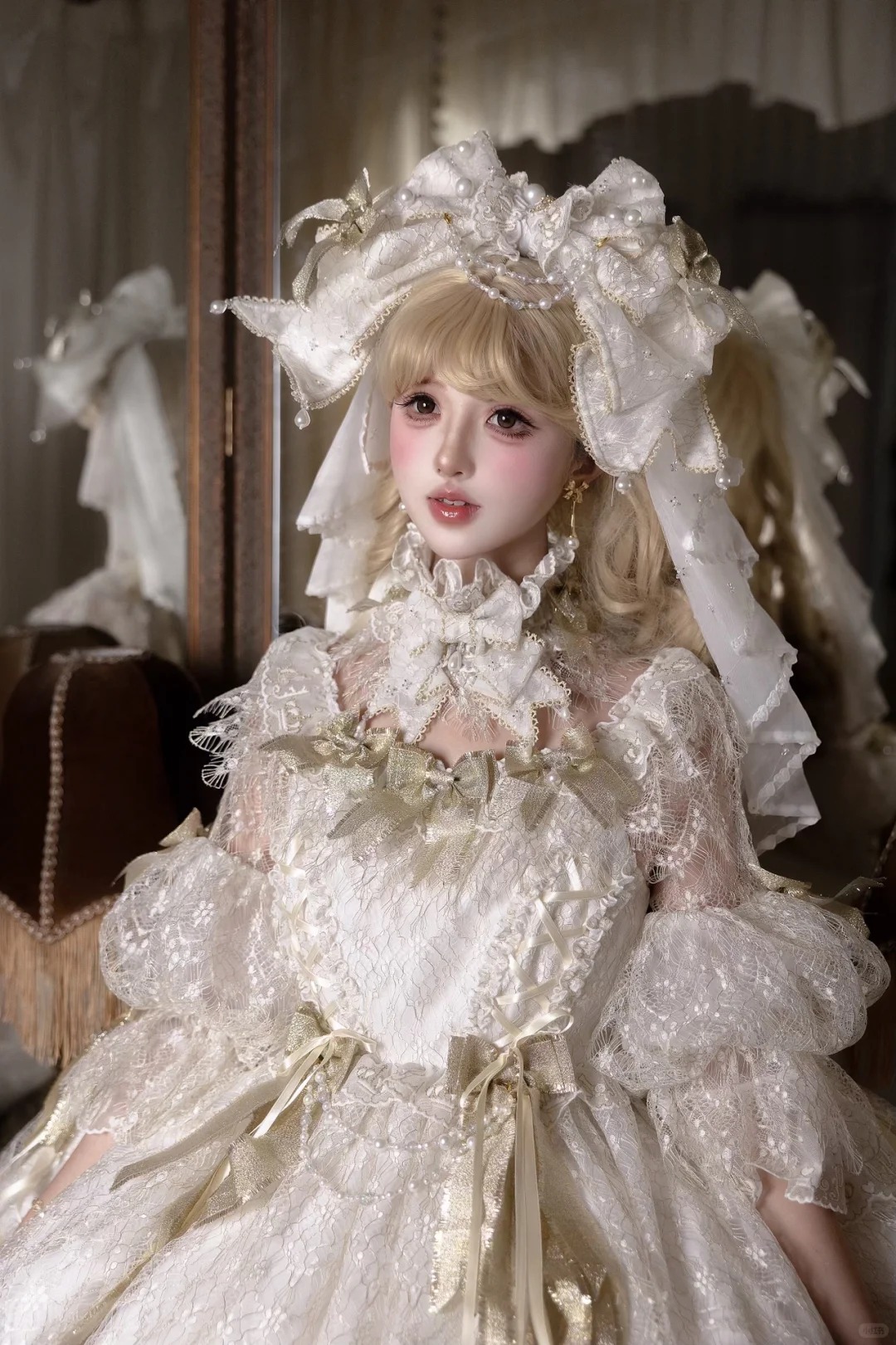 图片[7] - 睫毛蕾丝公主白色真的好华丽！！ - 日常摄影论坛 - cosplay - 二次元星球