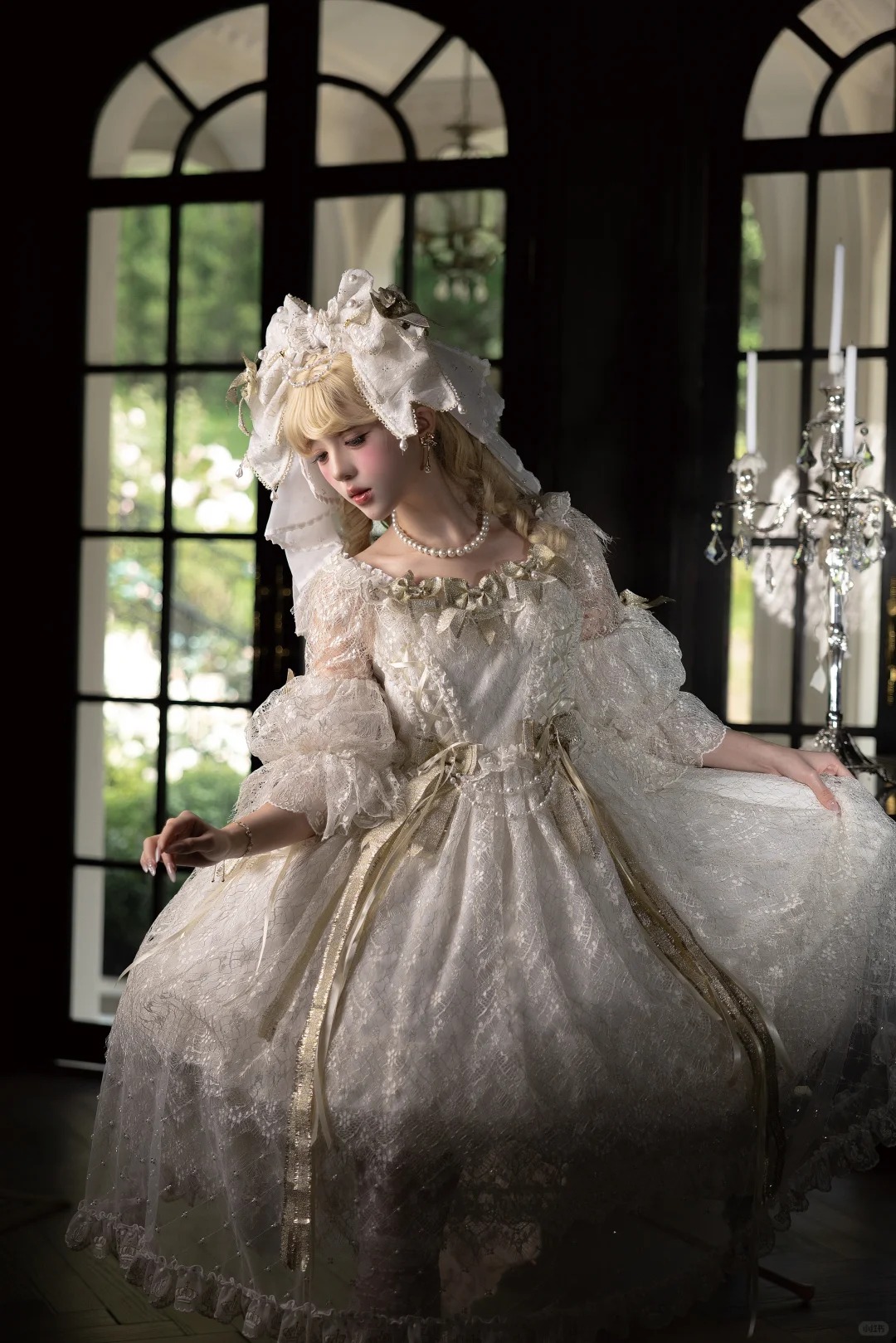 图片[2] - 睫毛蕾丝公主白色真的好华丽！！ - 日常摄影论坛 - cosplay - 二次元星球