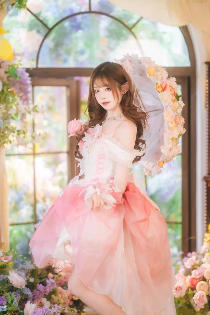 图片[3] - 花房绮梦-粉裙少女的下午茶时光 - 二次元星球