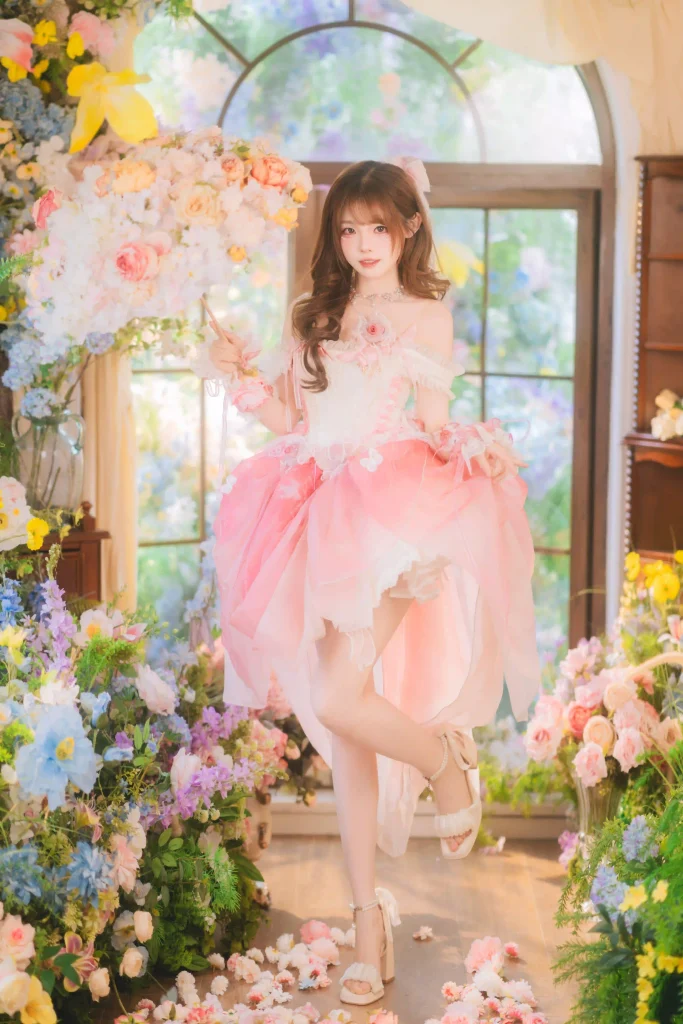 图片[8] - 花房绮梦-粉裙少女的下午茶时光 - 二次元星球