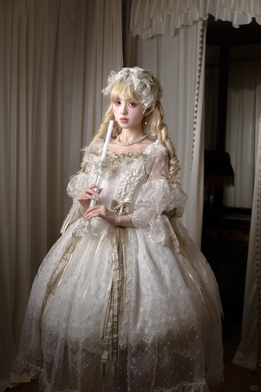 图片[5] - 睫毛蕾丝公主白色真的好华丽！！ - 日常摄影论坛 - cosplay - 二次元星球