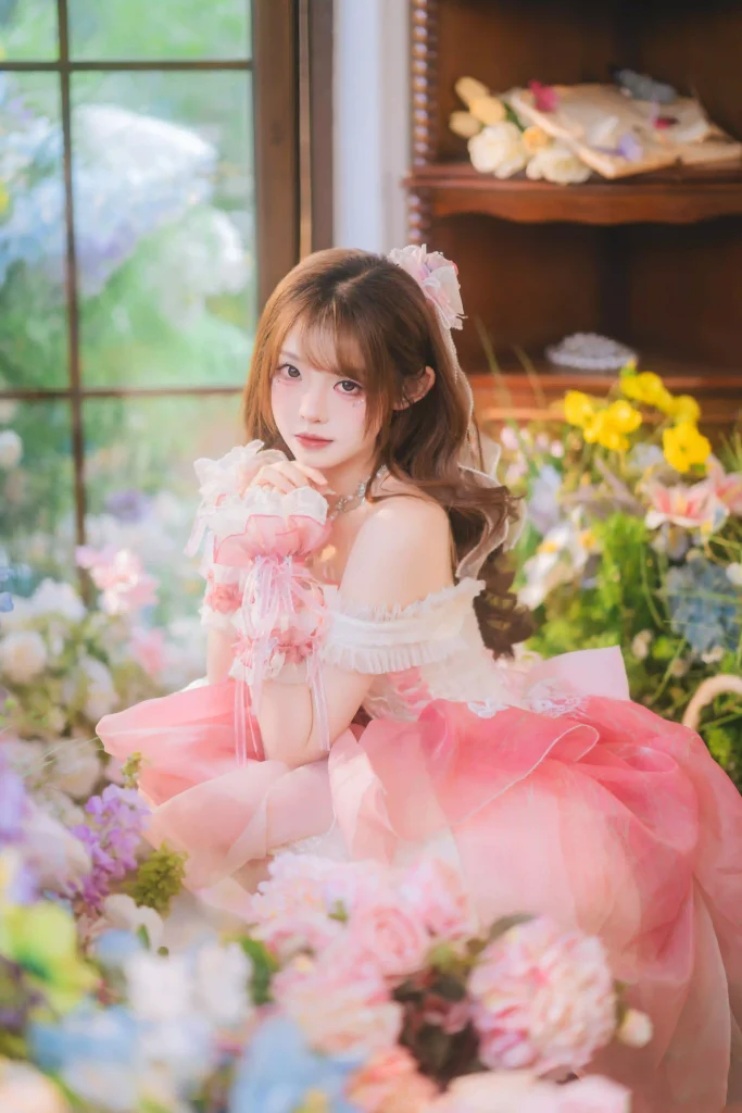 图片[2] - 花房绮梦-粉裙少女的下午茶时光 - 二次元星球