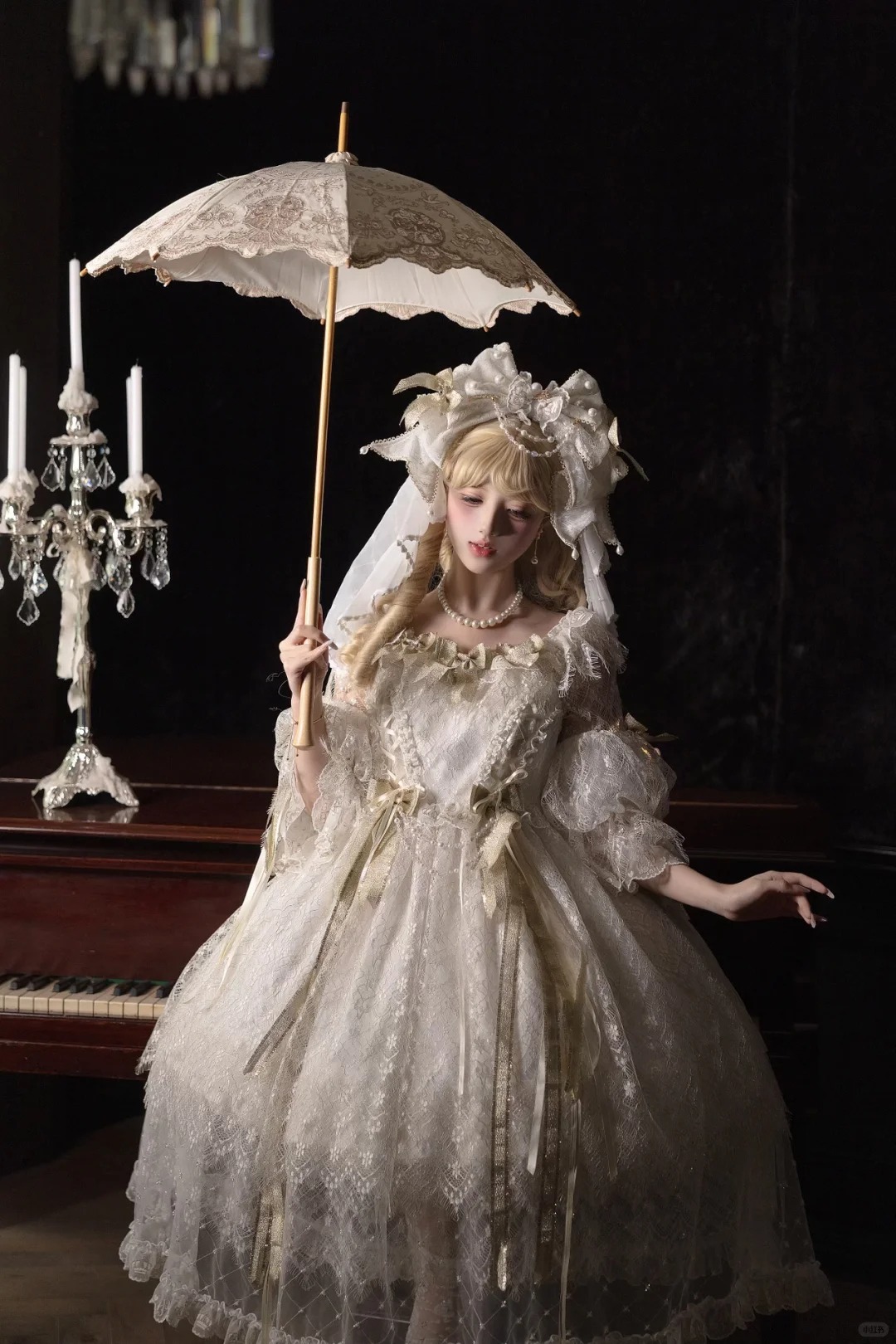 图片[6] - 睫毛蕾丝公主白色真的好华丽！！ - 日常摄影论坛 - cosplay - 二次元星球