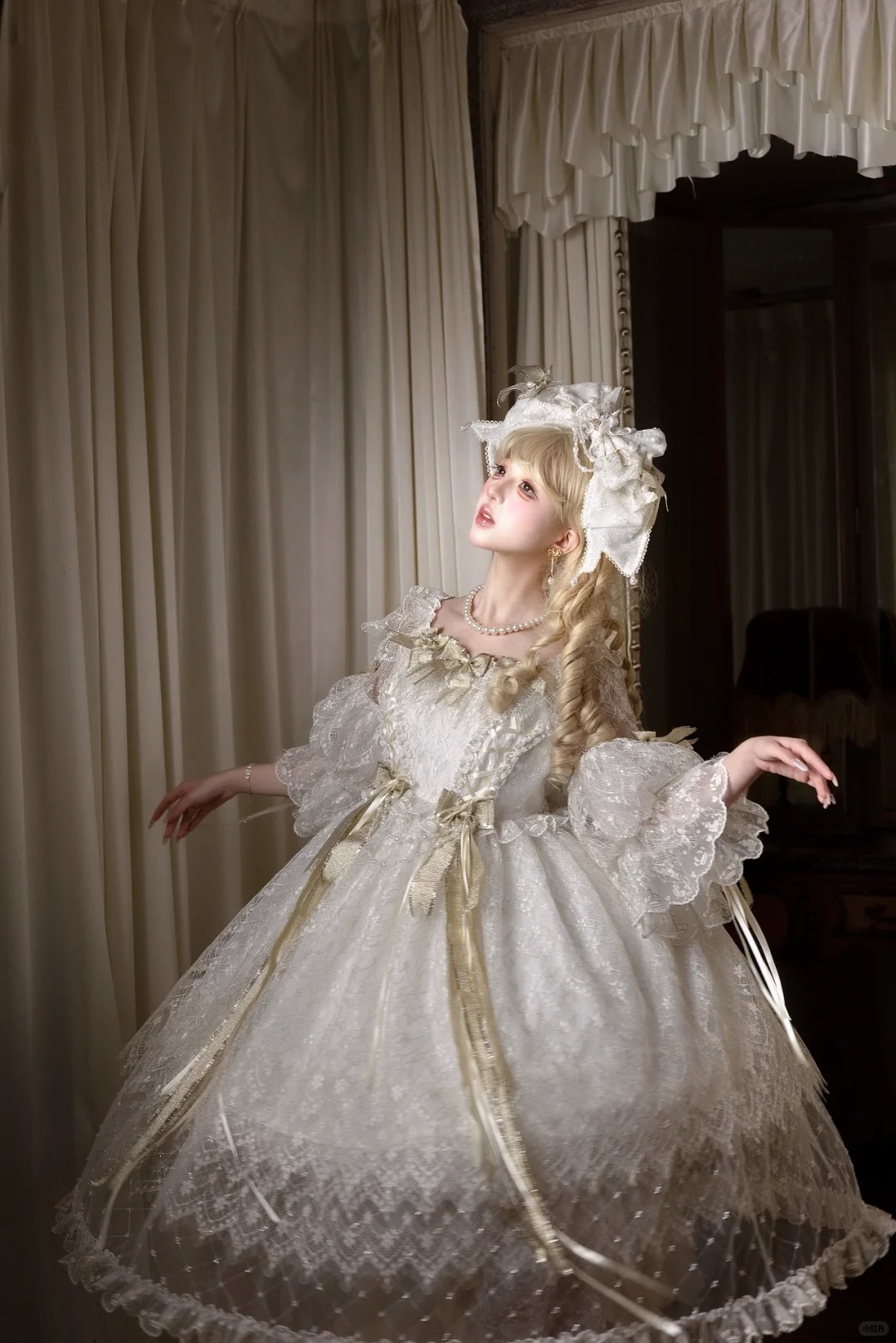 图片[3] - 睫毛蕾丝公主白色真的好华丽！！ - 日常摄影论坛 - cosplay - 二次元星球