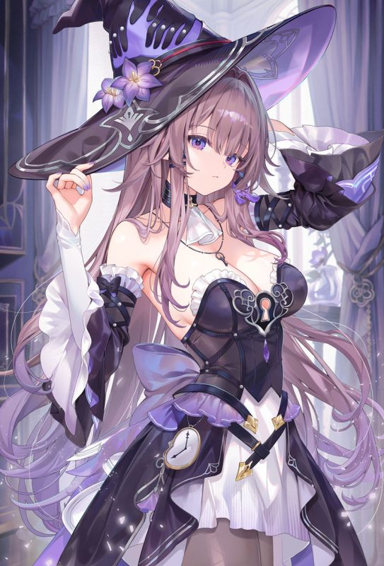 游戏《崩坏：星穹铁道(Honkai Star Rail、崩壊：スターレイル、崩铁)》的人气角色“黑塔(Herta)”的高清角色图包 - 二次元星球