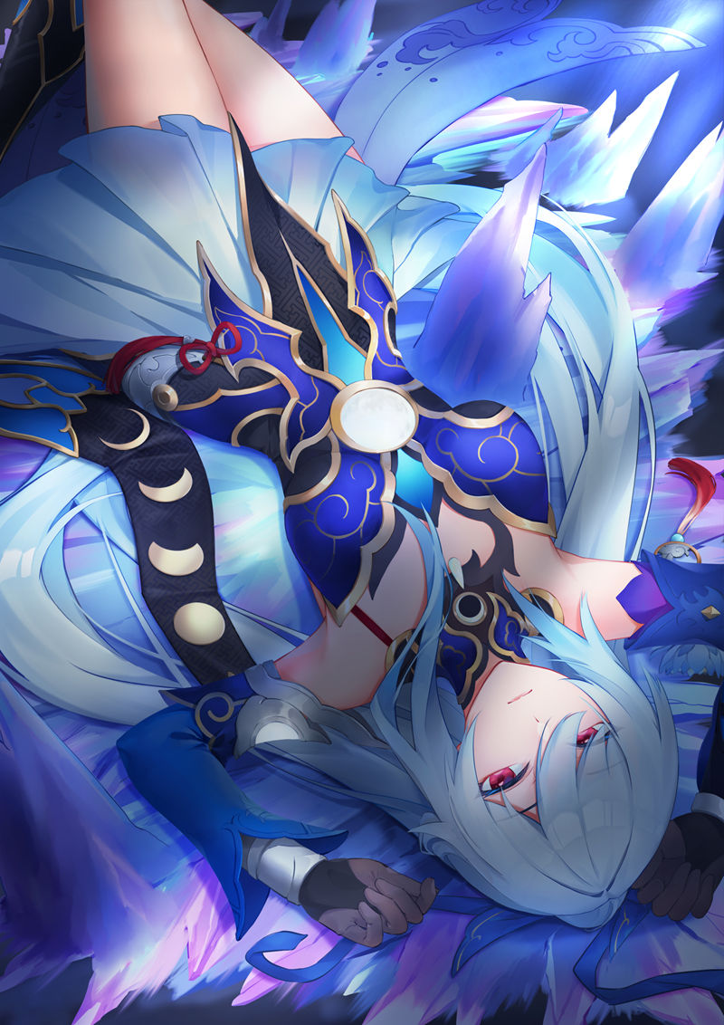 图片[1] - 游戏《崩坏：星穹铁道(Honkai Star Rail、崩壊：スターレイル、崩铁)》的人气角色“镜流(Jingliu)”的高清角色图包 - 二次元星球