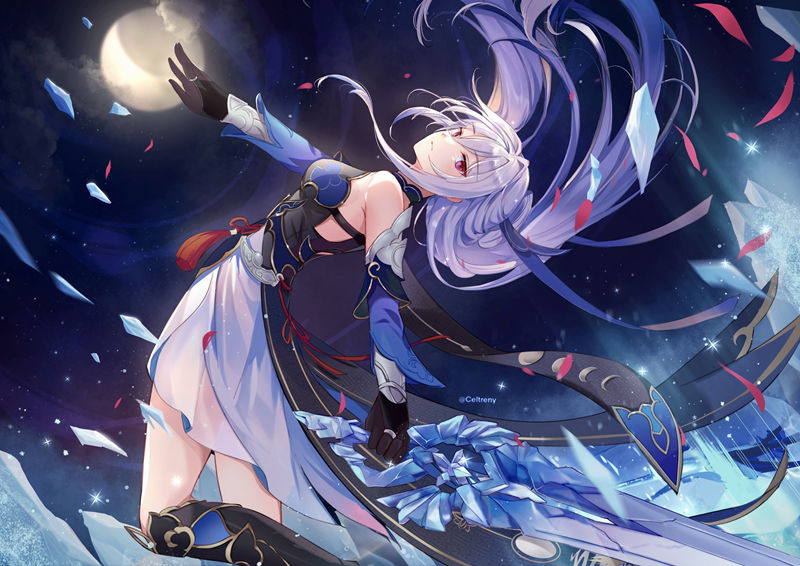 图片[26] - 游戏《崩坏：星穹铁道(Honkai Star Rail、崩壊：スターレイル、崩铁)》的人气角色“镜流(Jingliu)”的高清角色图包 - 二次元星球