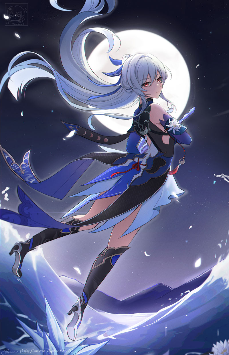 图片[14] - 游戏《崩坏：星穹铁道(Honkai Star Rail、崩壊：スターレイル、崩铁)》的人气角色“镜流(Jingliu)”的高清角色图包 - 二次元星球