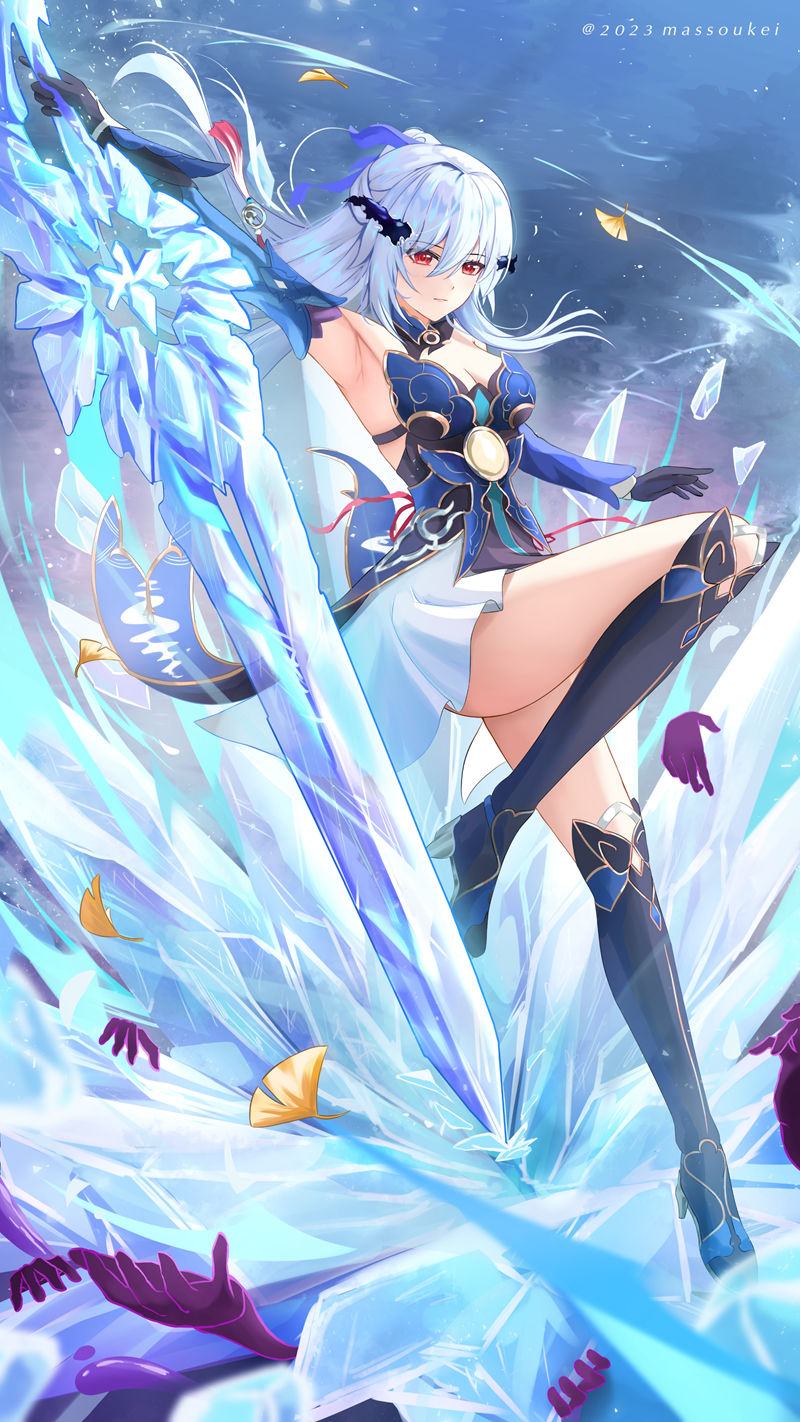 图片[5] - 游戏《崩坏：星穹铁道(Honkai Star Rail、崩壊：スターレイル、崩铁)》的人气角色“镜流(Jingliu)”的高清角色图包 - 二次元星球