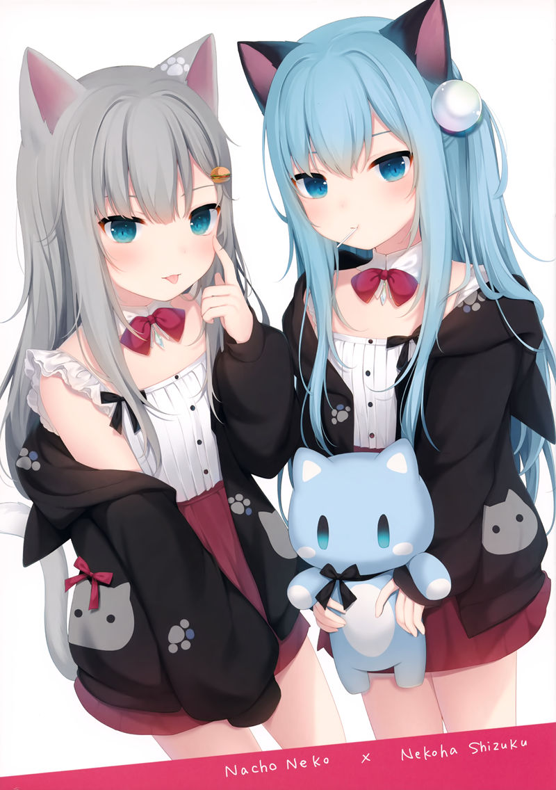 图片[1] - 人气画师甘城なつき(Amashiro Natsuki、甘城猫猫)的原创猫娘“猫羽雫(Nekoha Shizuku)”的高清图片包 - 二次元星球