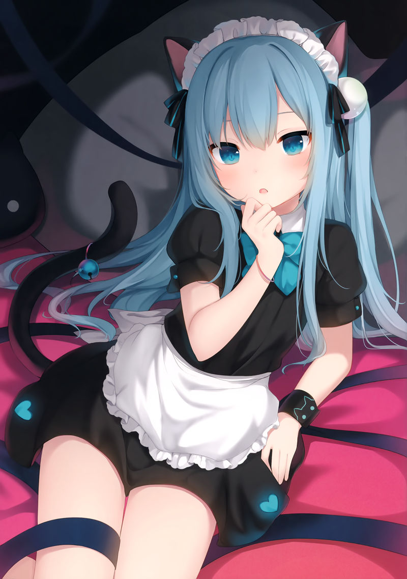 图片[2] - 人气画师甘城なつき(Amashiro Natsuki、甘城猫猫)的原创猫娘“猫羽雫(Nekoha Shizuku)”的高清图片包 - 二次元星球