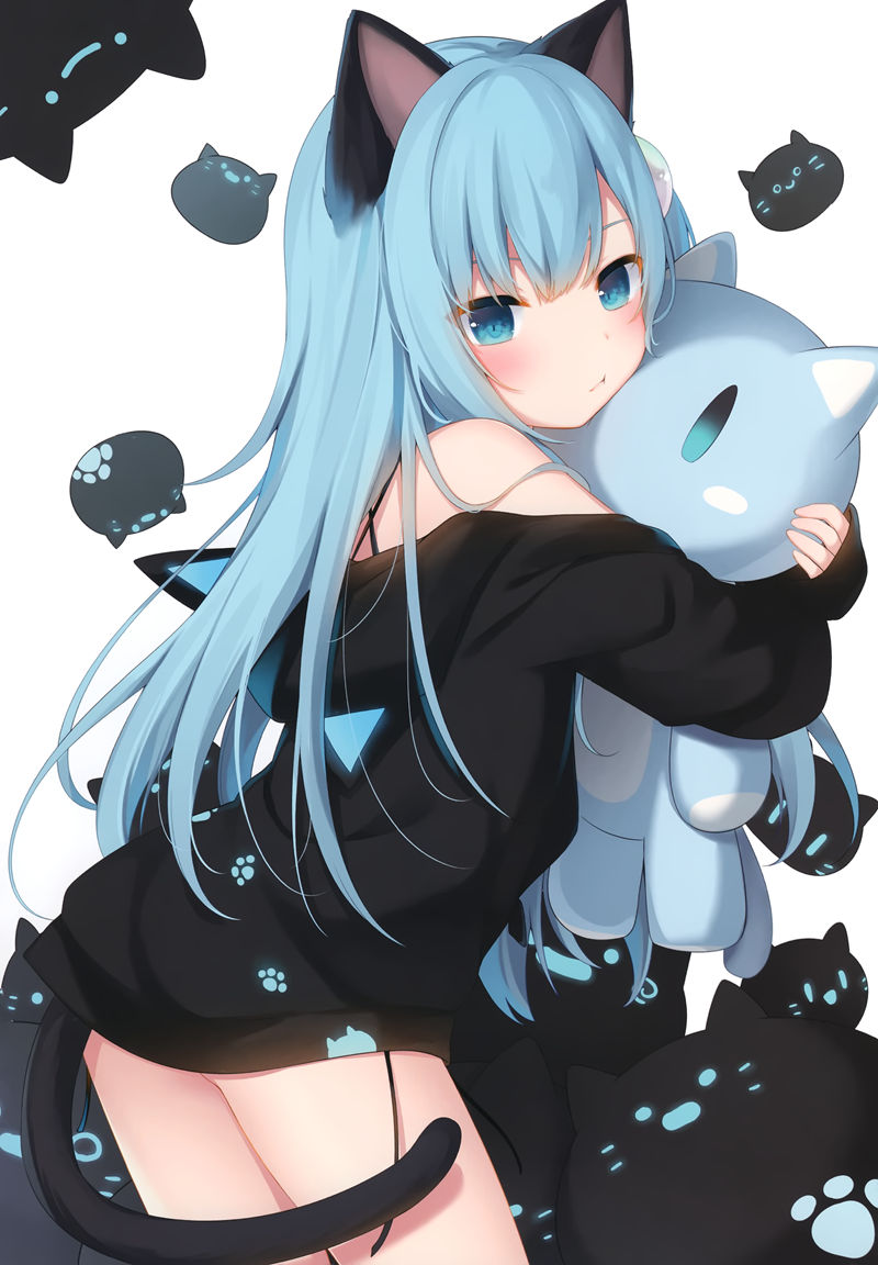 图片[14] - 人气画师甘城なつき(Amashiro Natsuki、甘城猫猫)的原创猫娘“猫羽雫(Nekoha Shizuku)”的高清图片包 - 二次元星球