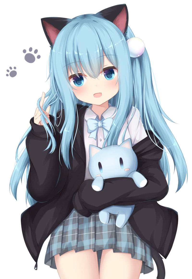 图片[19] - 人气画师甘城なつき(Amashiro Natsuki、甘城猫猫)的原创猫娘“猫羽雫(Nekoha Shizuku)”的高清图片包 - 二次元星球