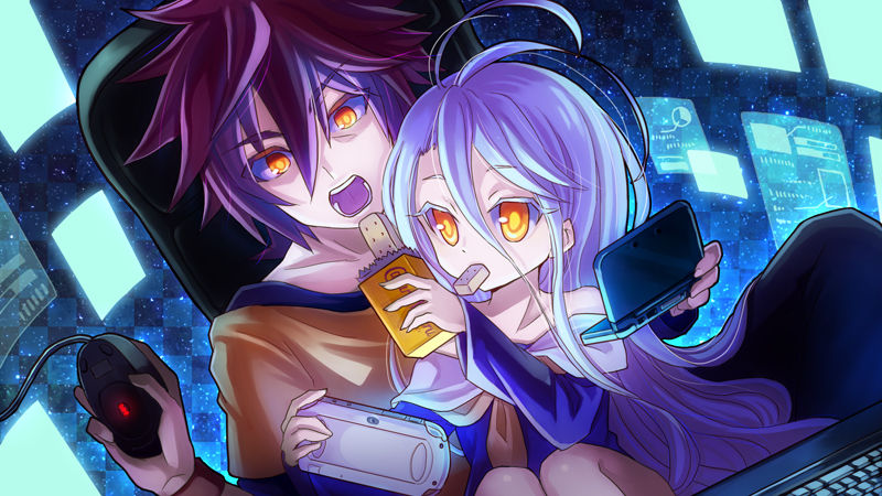 ACG作品《NO GAME NO LIFE 游戏人生》的图片包 - 二次元星球