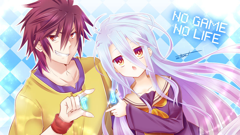 图片[1] - ACG作品《NO GAME NO LIFE 游戏人生》的图片包 - 二次元星球