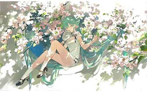 [ACG图包][VOCALOID]韶华·初音未来 高清图片CG包[82P] - 二次元星球