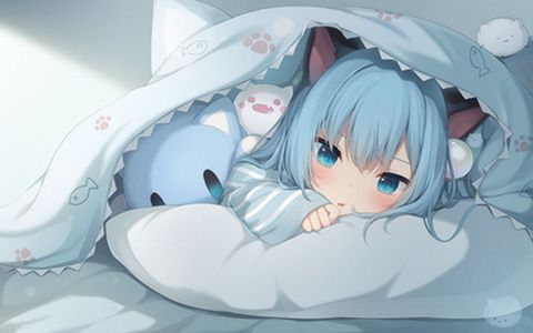 [ACG图包][甘城なつき]猫羽雫 高清图片包[110P] - 二次元星球