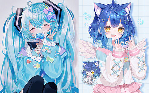 [ふいなぎ(Huyuu_mm)]Pixiv+推特图片包[143P] - 二次元星球