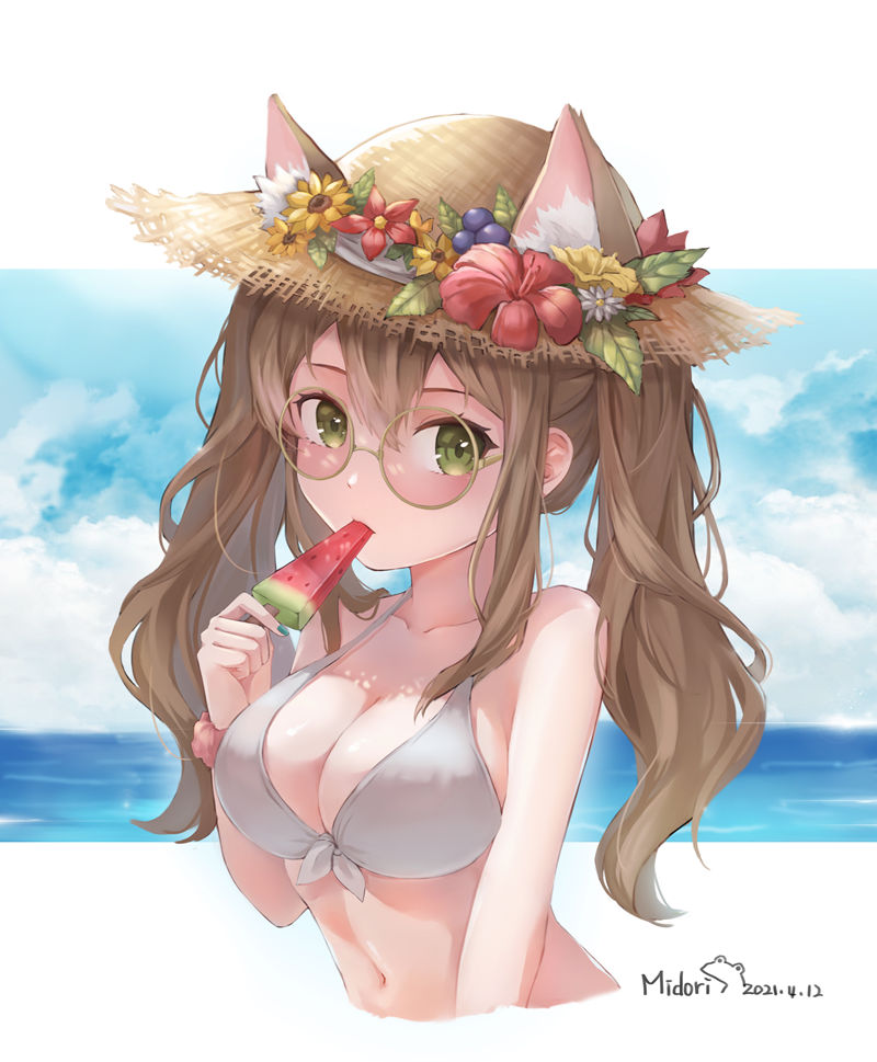 图片[1] - [画师推荐][米豆綠Midori(Midori_fufu)]Pixiv+instagram+推特图片包[537P] - 二次元星球