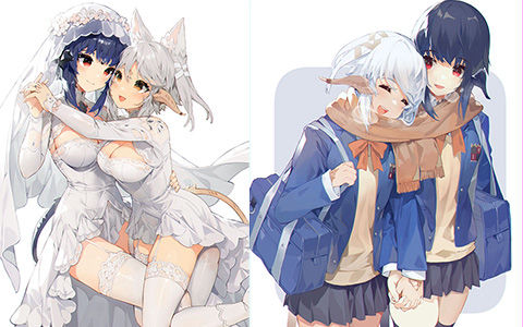 [画师推荐][Akizone(akizone_aki)]Pixiv+instagram+deviantart+推特图片包[488P] - 二次元星球