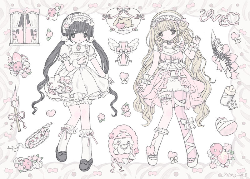 图片[1] - [画师推荐][milkyhearts(milkyhearts_)]instagram+推特图片包[278P] - 二次元星球