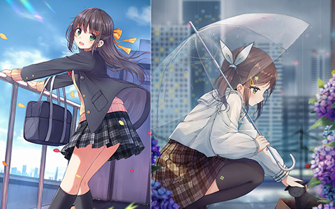 [画师推荐][Enuni(Enuni_)]Pixiv+bluesky+instagram+推特图片包[609P] - 二次元星球