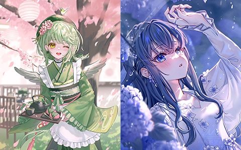 [画师推荐][紗鳥すずは(satori_suzuha)]Pixiv+推特图片包[78P] - 二次元星球