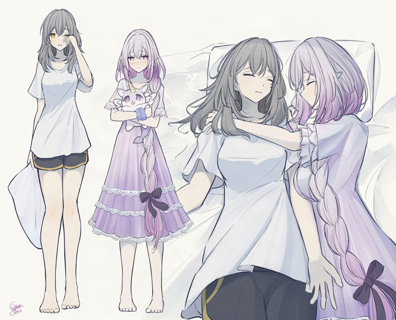图片[10] - [画师推荐][しゅがーれす(sugarlessil)]Pixiv+BlueSky+推特图片包[251P] - 二次元星球