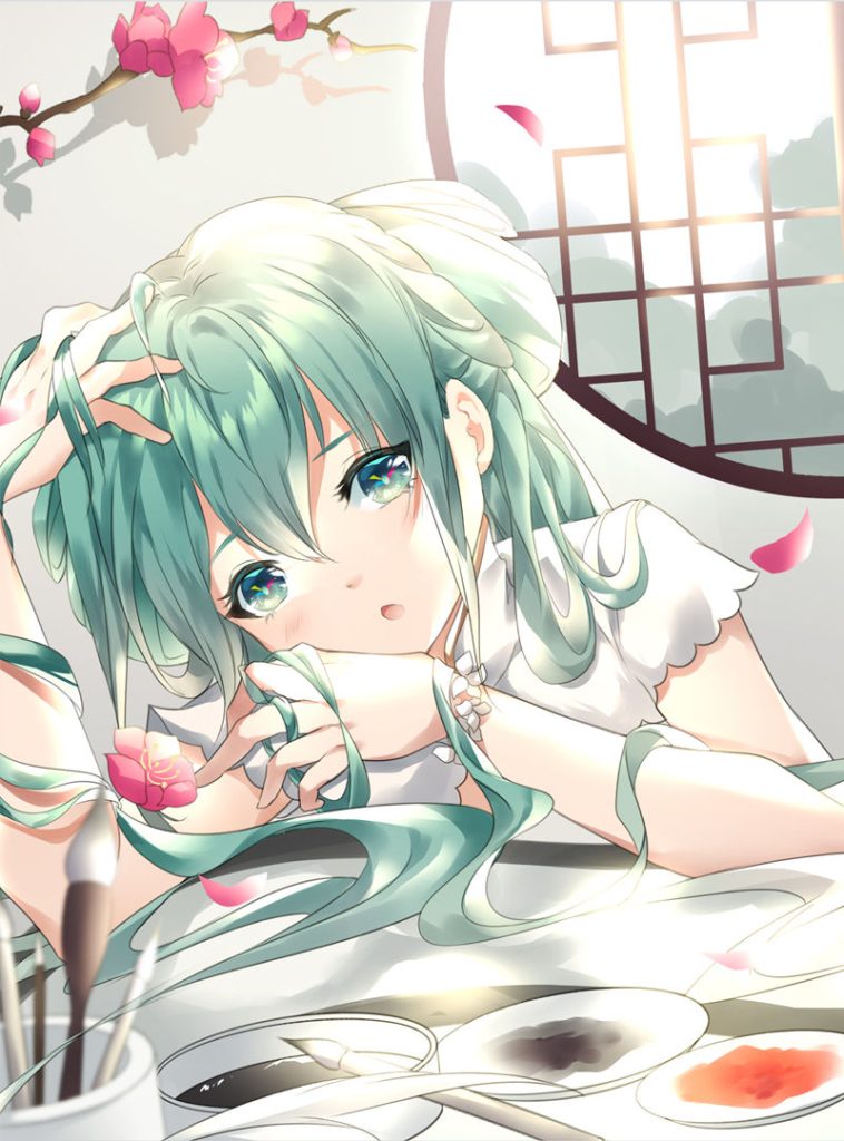 图片[19] - [ACG图包][VOCALOID]韶华·初音未来 高清图片CG包[82P] - 二次元星球
