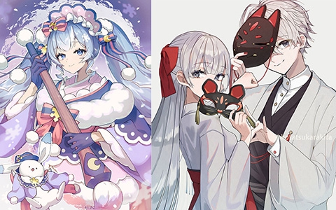 [画师推荐][こたぱん(kotatsukarakita)]Pixiv+instagram+推特图片包[320P] - 二次元星球