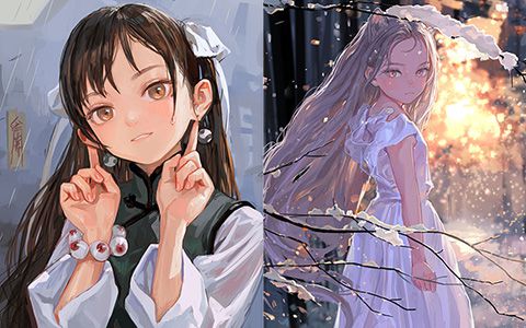 [画师推荐][FKEY(fkey123)]Pixiv+推特图片包[1065P] - 二次元星球