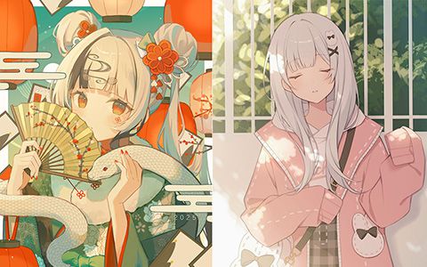 [天井めろ(amai_melo)]Pixiv+推特图片包[141P] - 二次元星球