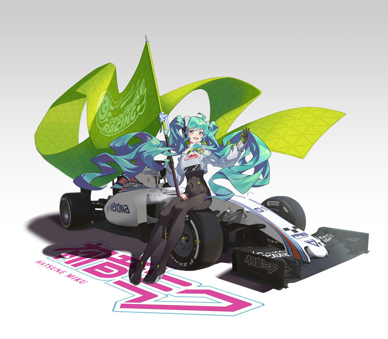 图片[2] - [VOCALOID]赛车初音(RacingMiku) 图片CG包[1021P] - 二次元星球