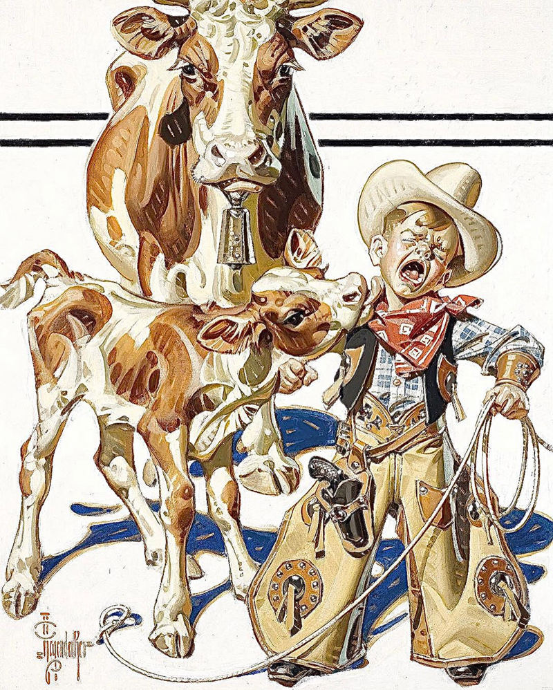 图片[18] - [画师推荐][约瑟夫·克里斯蒂安·莱恩德克尔(J. C. Leyendecker)]图片包[1869P] - 二次元星球