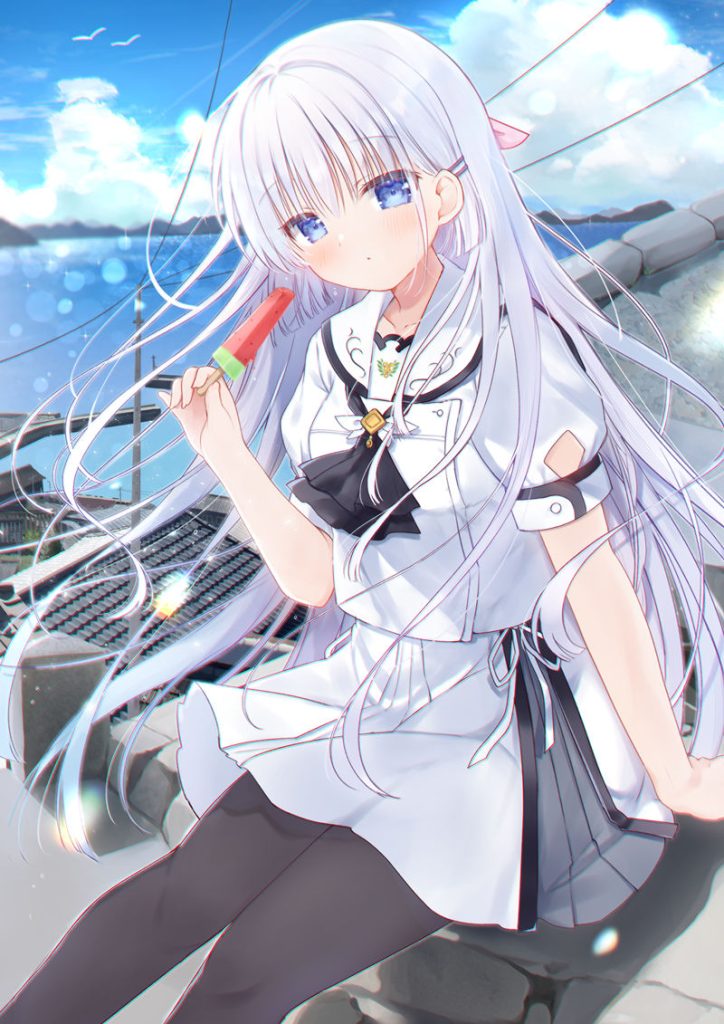 图片[18] - [Summer Pockets]鸣濑白羽 高清图片CG包[698P] - 二次元星球