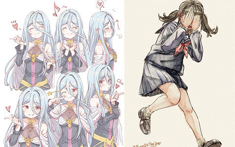 [くに(kunya_sketch)]Pixiv+推特图片包[133P] - 二次元星球