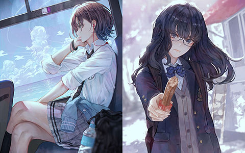[カオミン(kaoming)]Pixiv+Bluesky+推特图片包[468P] - 二次元星球
