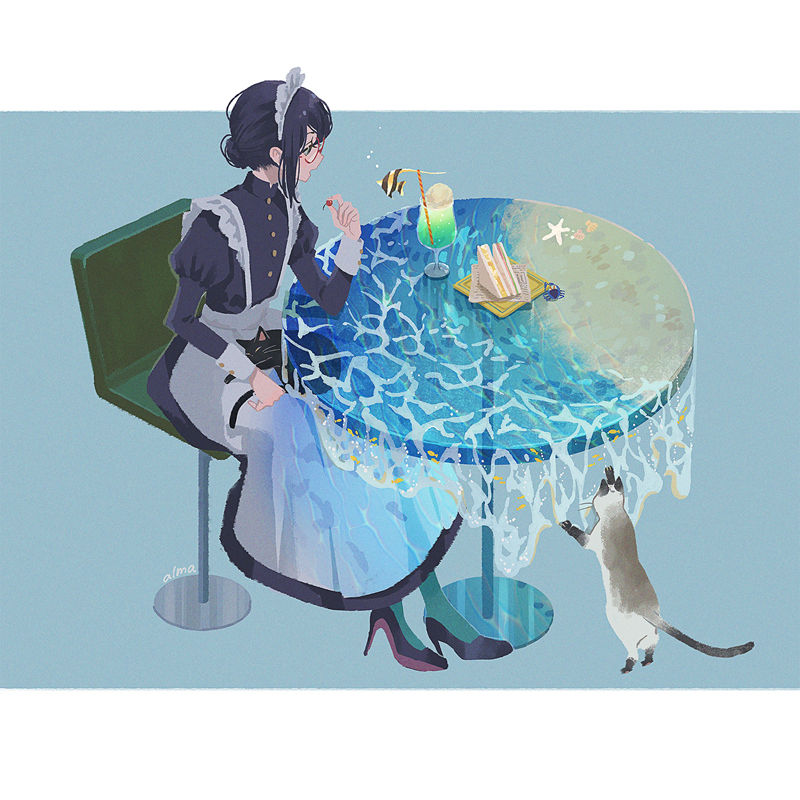 图片[18] - [alma(alllma_original)]Pixiv+tumblr+推特图片包[389P] - 二次元星球