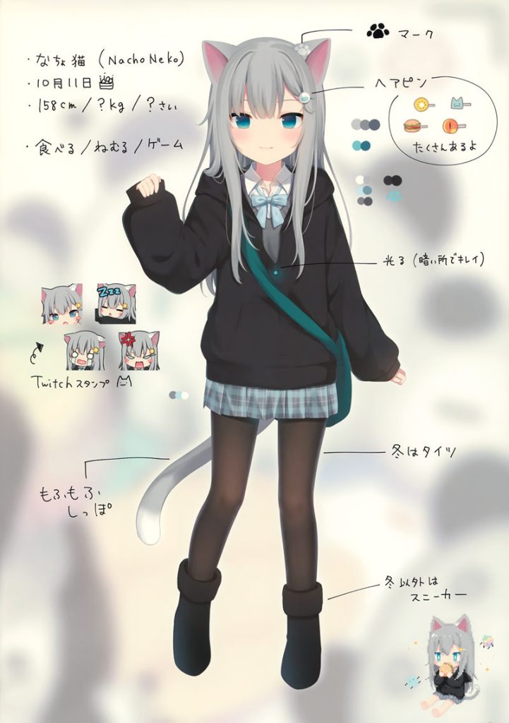 图片[3] - [Vtuber]Nachoneko 高清图片CG包[288P] - 二次元星球