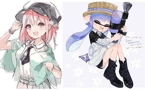 [うめ(ume_spla4)]Pixiv+推特图片包[696P] - 二次元星球
