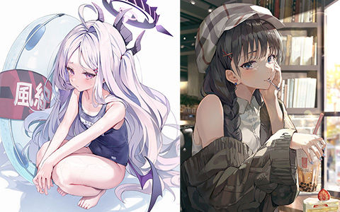 [ふわり(Fuwari、dnwls3010)]Pixiv+部分FANBOX+推特图片包[368P] - 二次元星球